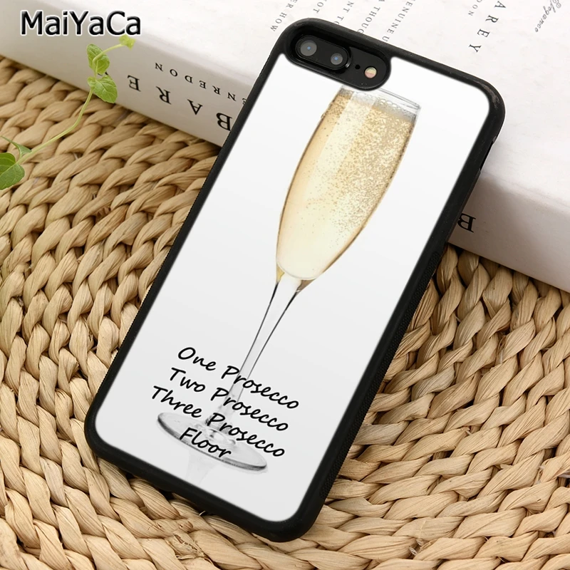 MaiYaCa сохраняющий спокойствие напиток Вино Шампанское чехол для телефона iPhone 5 6S 7 8