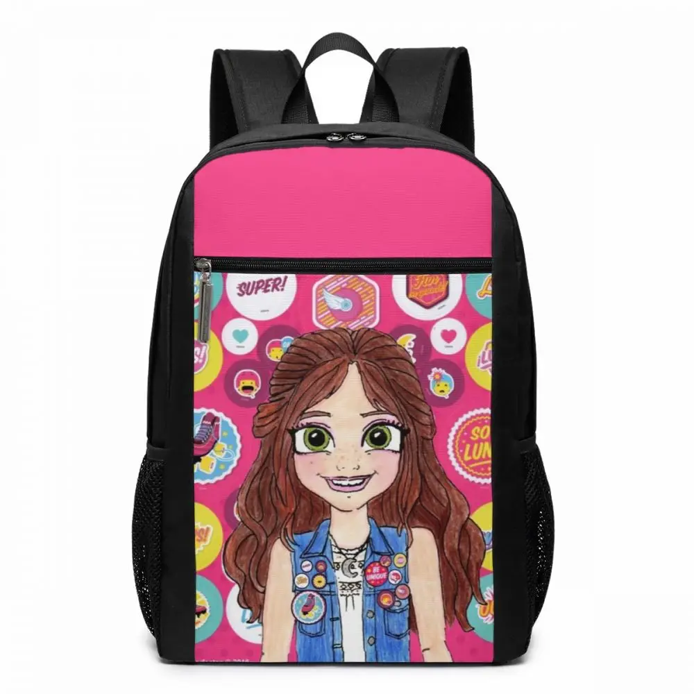 Soy Luna рюкзак Soy рюкзаки с изображением Луны многофункциональная Подростковая сумка для мужчин и женщин высокое качество принт школьные сумки - Цвет: Luna De Soy L