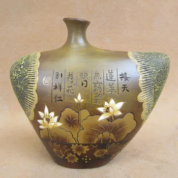 

Ornaments Crafts Artwork Den Table Decorations Ceramic Elegant Lotus Best Creative Gift Chinese China Plant Ceramic & Enamel