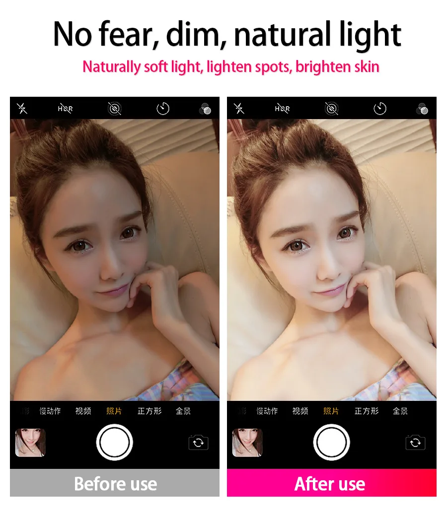 Для iPhone Android фотостудия селфи светодиодный светильник-кольцо с держатель для мобильного или сотового телефона для Youtube Live Stream макияж камера лампа
