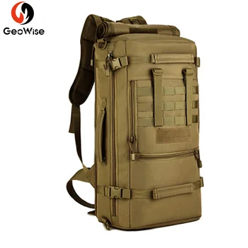 

Camouflage Laptop Backpack Outdoor 50L Men Military Backpack Molle Mountaineering Knapsack Hiking Climbing Backpacks Travel Bags