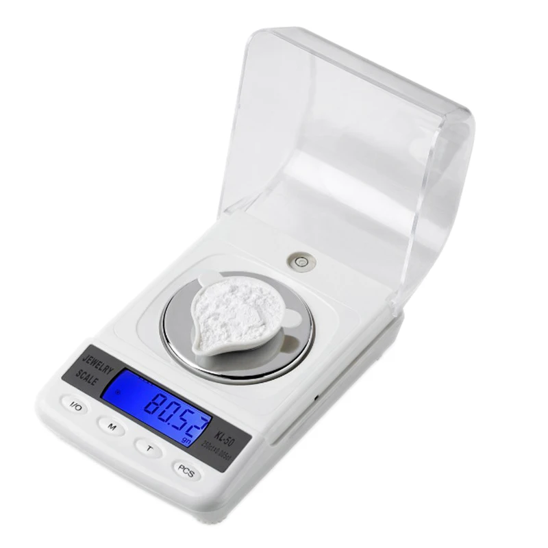 50G 0.001G Digital Jewelry Scales High Precision Lcd Milligram Gram Counting Scale Diamond Gem Carat Laboratory Weight Balance