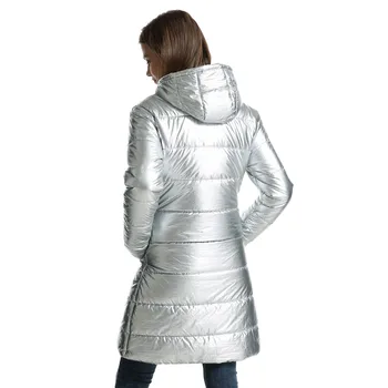 

Oversized Women Winter Down Jacket Chic Big Fur Warm Ultra Light Long Coat Female Parka Hooded Glossy Jackets Plus Size 4xl#J30