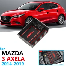 Car Organizer Accessories for Mazda 3 Axela BM BN Mazda3 Sedan Hatchback Armrest Box Storage Coin Box