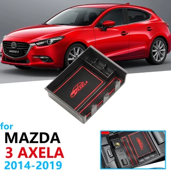 

Car Organizer Accessories for Mazda 3 Axela 2014 2015 2016 2017 2018 BM BN Mazda3 Sedan Hatchback Armrest Box Storage Coin Box