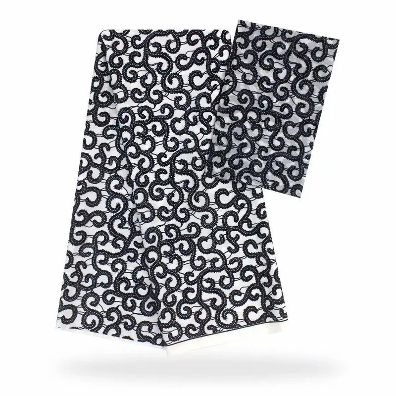 Анкара ИМИТИРОВАННАЯ шелковая ткань 4 ярдов audel ткань+ 2 ярдов шифон высокого качества атласный воск для ткани африканская ткань