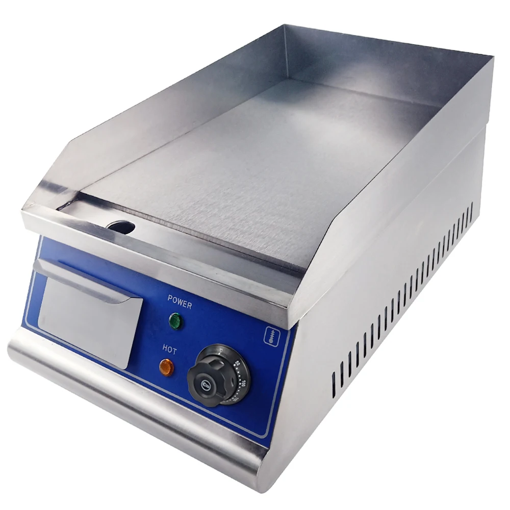 

3KW Electric grill griddle flat plate grills commercial smokeless frying pans multifunction grilling for steak chicken pancake