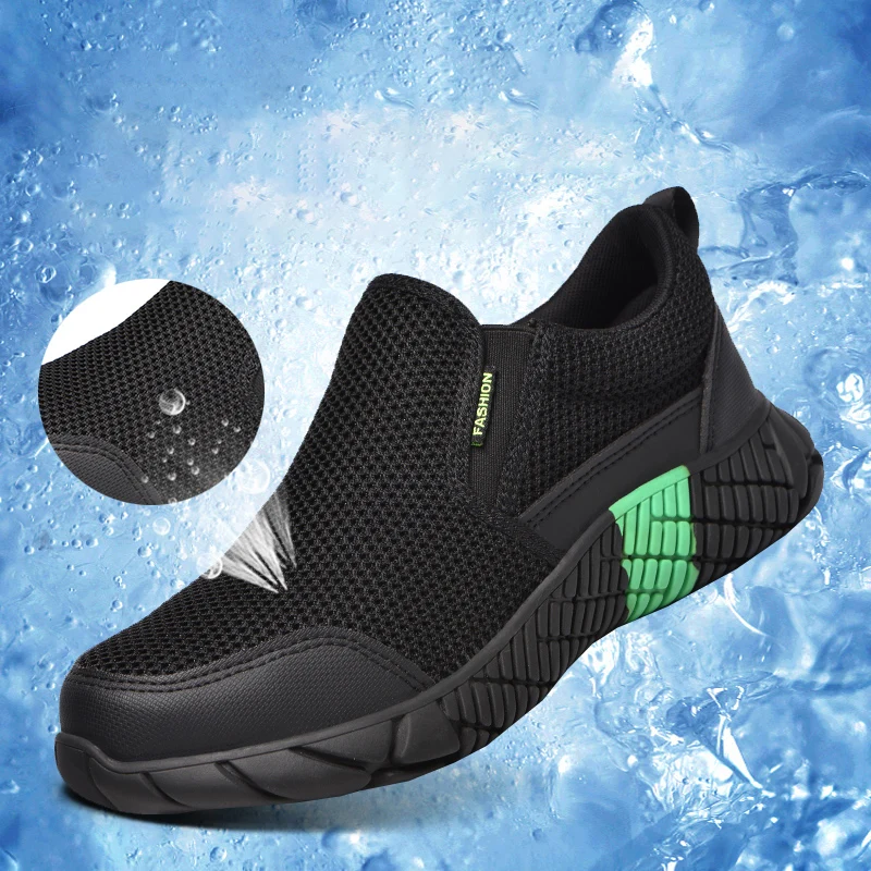 Steel Toe safety Shoes for Men Women-Slip Resistant Safety Work Sneakers Lightweight Indestructible Composite Toe Work Shoes Man safety shoes men shoes