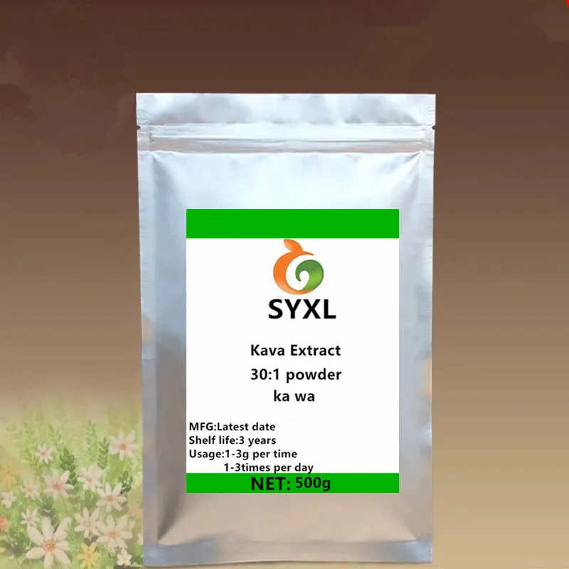 500g Высокое 100 г-1000 г натуральный экстракт кавы порошок экстракт корня кавы 30: 1/ka wa/Высокое качество - Цвет: 500g