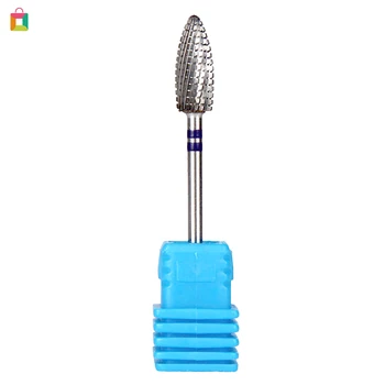 

BeautyBigBang Tungsten Steel Nail Art Manicure Polishing Head Elastic Metal Nail Drill Bit Nail Polish Tool