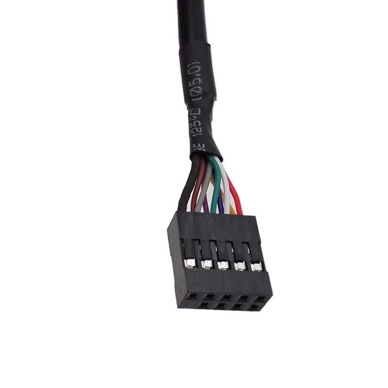 IG-50cm с двумя разъемами USB 2,0 A Female panel Mount-10 P 0,1 inch Header Pitch материнская плата кабель