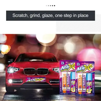 

Effect Scratch Removal Car Waxing IBO Car Wash Maintenance Accessories Waxing Sponge Quickly Remove Scratch A+B Dual