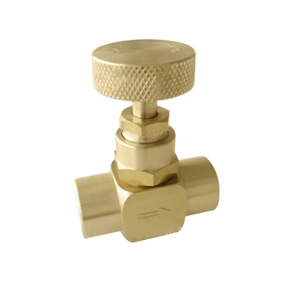 Медный игольчатый клапан 1/" NPT Female 600 PSI
