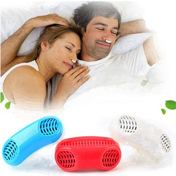 

2 IN 1 Silicone Anti Snoring Devices Nasal Dilators Stop Sleep Snoring Nose Clip Sleep Aid Device Stop Snore Stopper