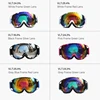 Mosodo OTG Ski Goggles Snow Glasses Anti-fog UV400 Protection Men Women Snowboard Eyewear Double Lens Snowmobile Skiing Goggles 3