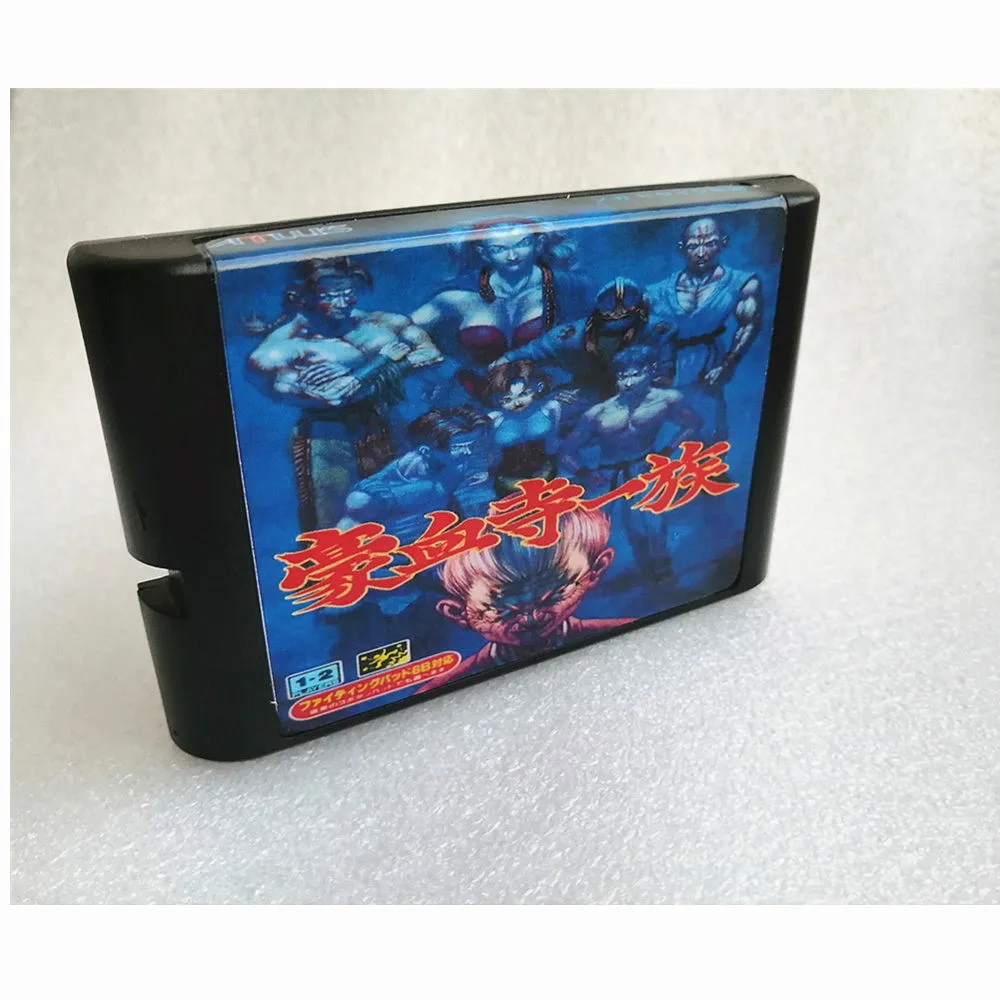 Gouketsuji Ichizoku power Instinct для sega MegaDrive Genesis игровая консоль 16 бит MD карта