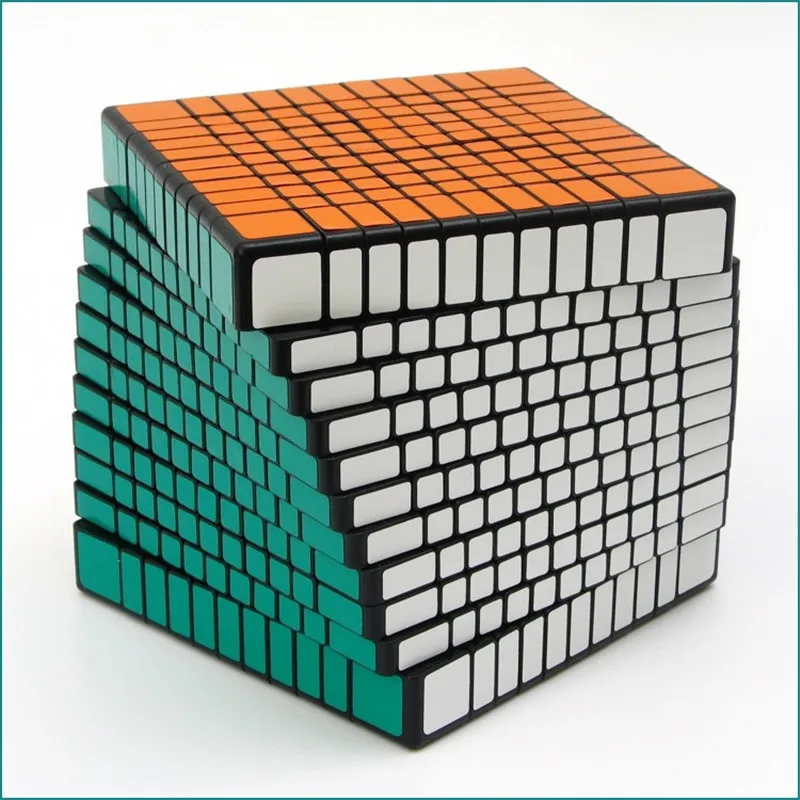 ShengShou 11x11x11 волшебный пазл 11 см Cubo Magico 11x11 скоростной кубик Черный Твист 11 слоев игры профессиональные развивающие игрушки