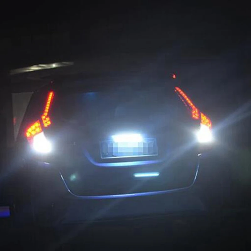 Автомобильный светодиодный задний ход дополнительные фары автомобильные номерные знаки огни тормозные огни движущаяся задняя фара 30SMD