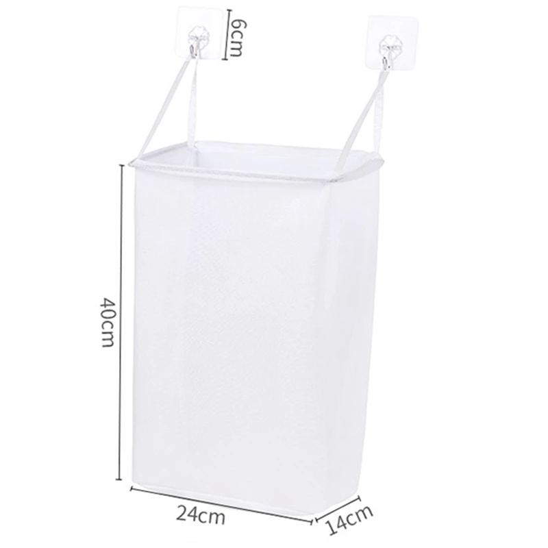 Wall Hanging Laundry Basket Underwear Socks Storage Barrel Clothing Storage Bucket Laundry Organizer Holder Pouch Household