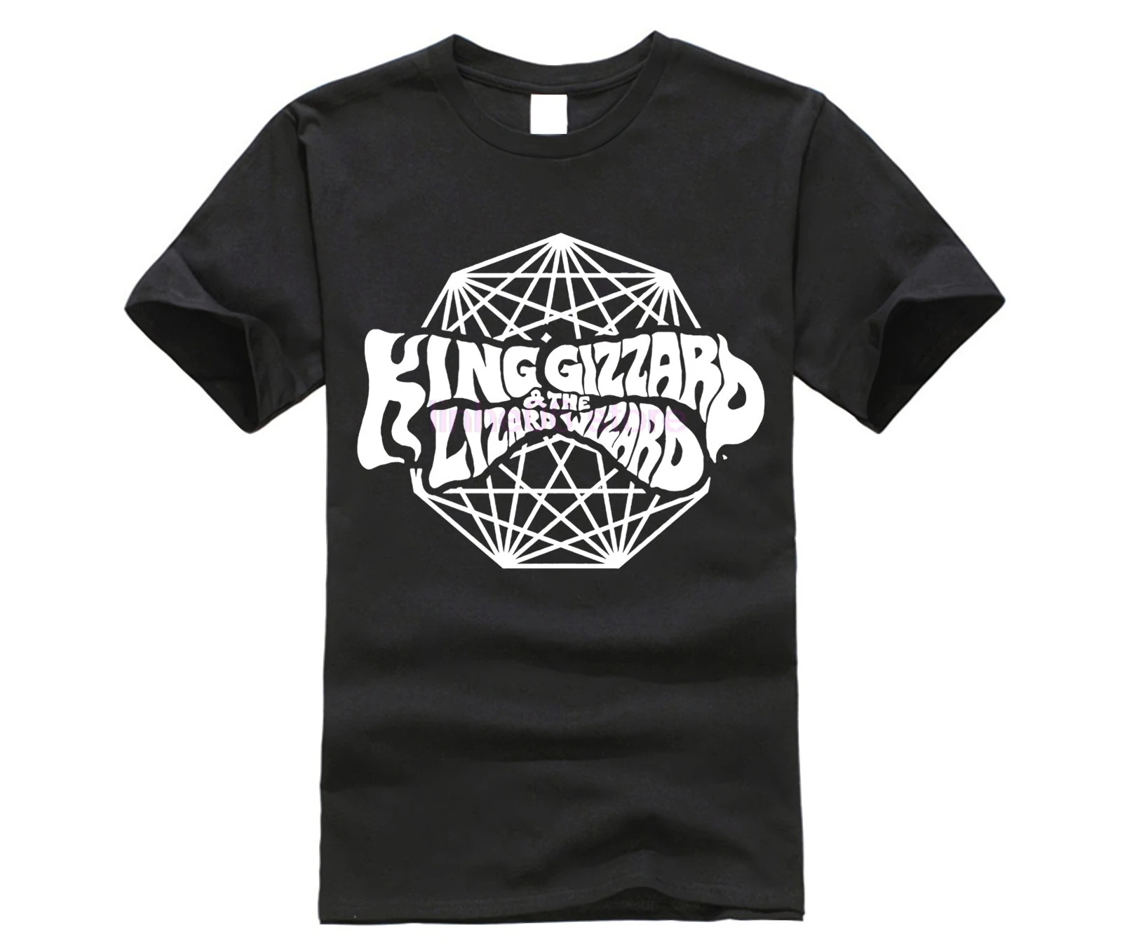 

Black Mens T Shirt 2019 Summer T Shirt Tops Tees New Men's King Gizzard And The Lizard Wizard Short Printing O Neck Shirt Cotton
