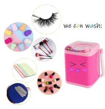 

Mini Beauty Powder Puff Blender~ Washing Machine Electric Cute Cosmetic Makeup Brushes Foundation Sponge Cleaner Washer Tool