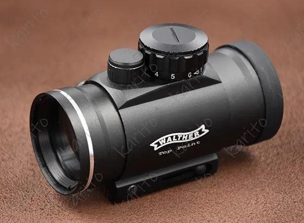 Walther топовый 1x40 зеленый красный точечный прицел с 20 миллиметровым креплением на