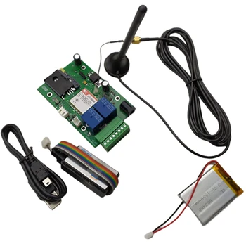 

RTU5015 Plus GSM Remote Board with Two Alarm Input and One Relay Output and SMS Control Battery for Power Off Alarm