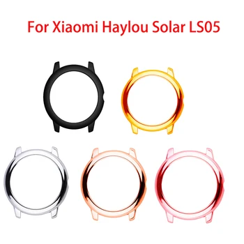 

Electroplate PC Watch Case Cover Frame Screen Protector For Xiaomi Haylou-solar LS05 Smart Watch Accessories