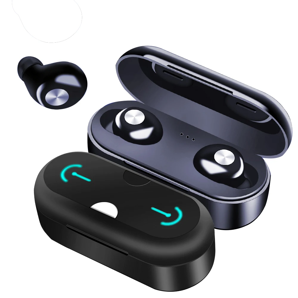 

Tws 3D stereo Wireless Earbuds Bluetooth 5.0 Earphones Mini Sport Handsfree Earphone Cordless Headset with dual microphone