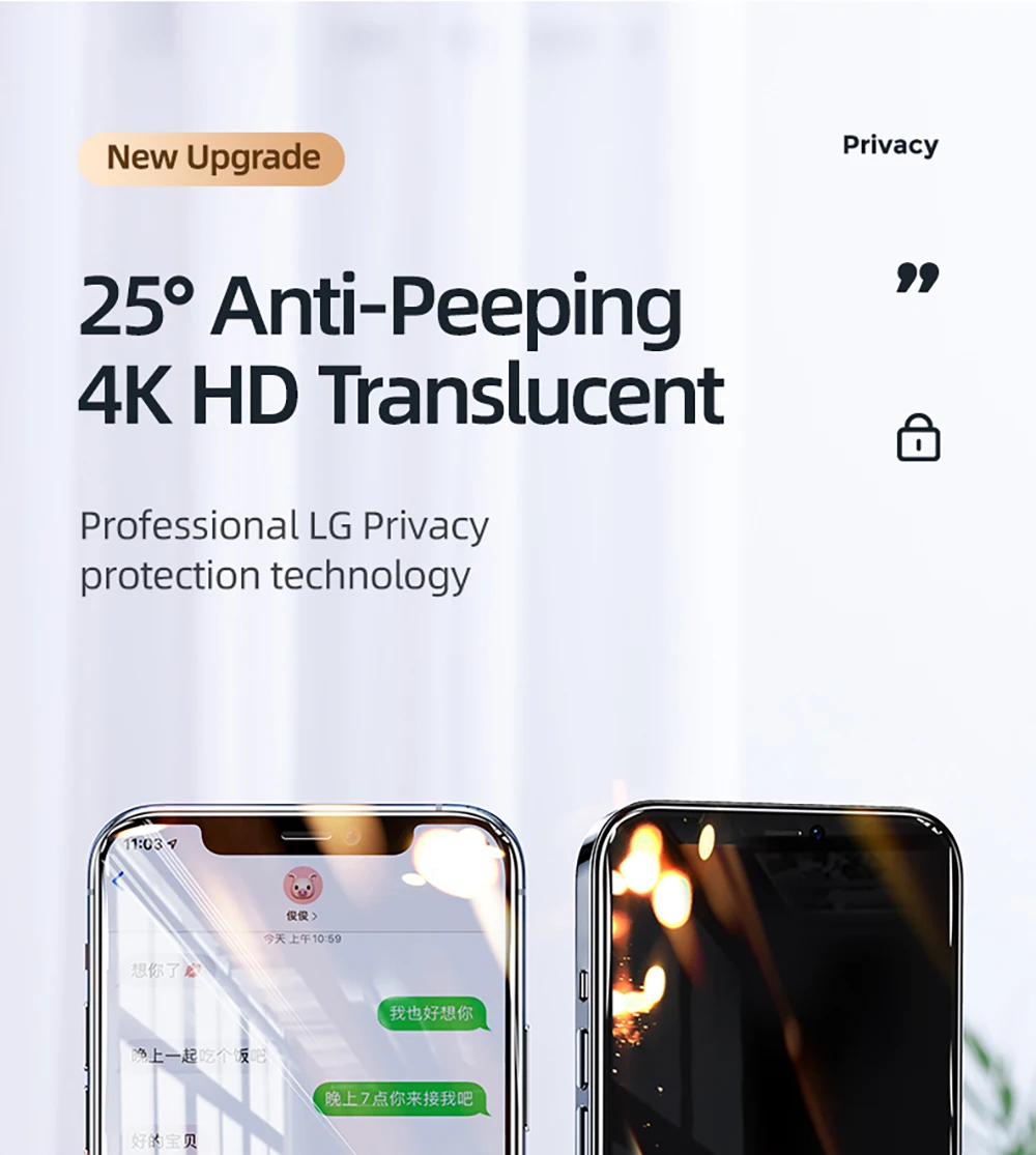 Tư Nhân Bảo Vệ Màn Hình Trong Cho iPhone 13 12 Pro Max X XS MAX XR Chống Gián Điệp Kính Cường Lực Dành Cho iPhone 13 Pro 12 11 Kính Joyroom phone screen cover