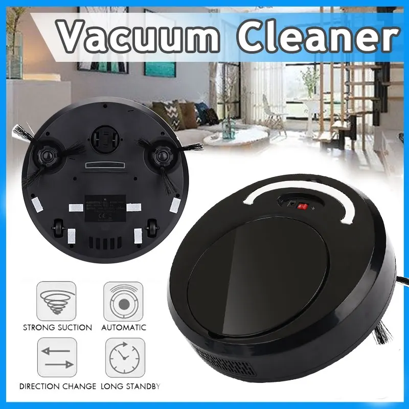 

Auto Sweeping Robot Auto Cleaning Robot Smart Vacuum Cleaner Rechargeable Brush Automatic 3in1 for Cordless Dust Mopping Hair