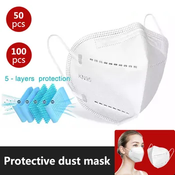 

FFP2 Mask Protective KN95 Face Mask CE Mascarilla Filtration Mouth Caps Breathable 95% Filtration Anti Breathable Mascarillas