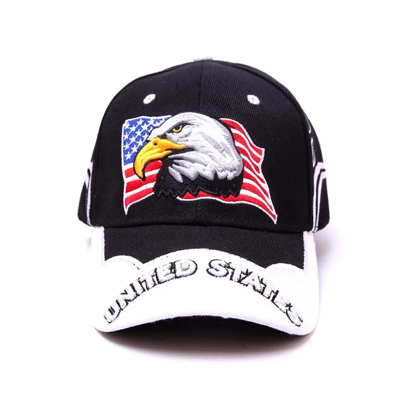 Высокое качество флаг США бейсболка для мужчин и женщин Орел Snapback шляпа папы костяная Уличная Повседневная Солнцезащитная шляпа для гольфа бейсболка