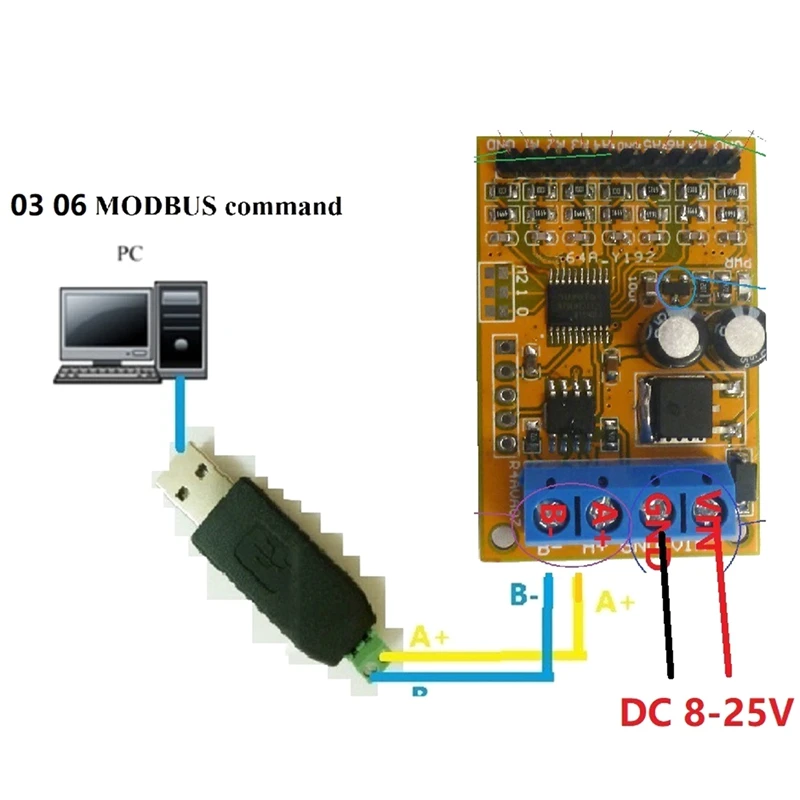 5В/10В 7Ch RS485 аналоговые Напряжение образец с протоколом ModBus RTU ptz-камеры доска для ADC 0-20Ma 4-20Ma Сенсор