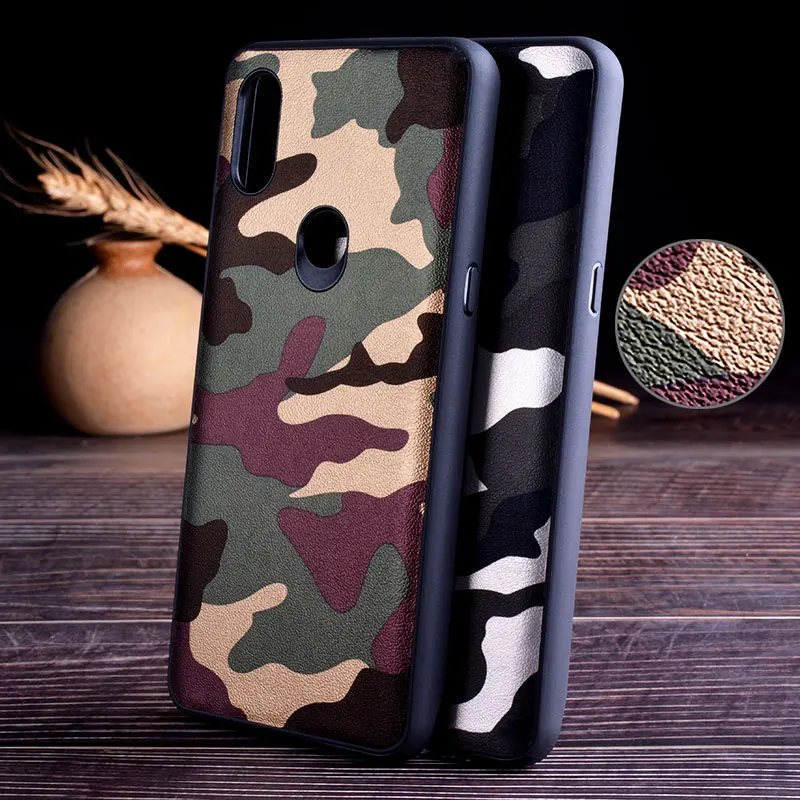 Camouflage leather case for Xiaomi Mi Mix 3 with design TPU+PC 2in1 material phone cover | Мобильные телефоны и