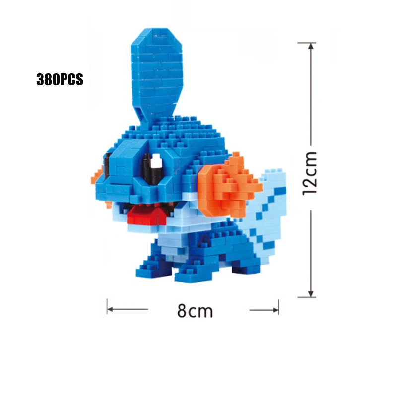 Классические Мультяшные изображения тыкать Руби и сапфир gosanke nanobricks Treecko Mudkip Torchic микро алмазный строительный блок игрушки