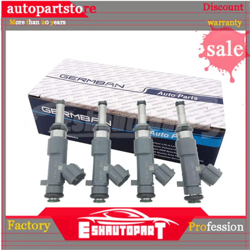 4 шт. 16600-EA00A бренд Frontier двигатель fule поставка инжекторов для Nissan 2005- 2.5L Frontier OEM 16600EA00A 16600EA000