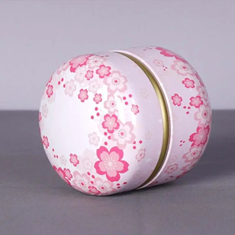 Mini Tin Tea Coffee Candy Storage Box Round Case Wedding Party Favor Container
