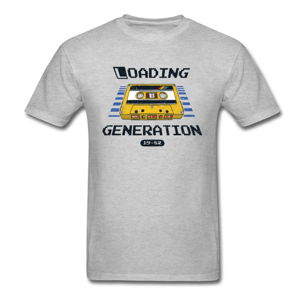 

Tyburn Loading Generation Magnetic Tape T Shirt Old School Cassette Music Tshirts Grey Fashion Faddish Big Size USA T Shirt Men
