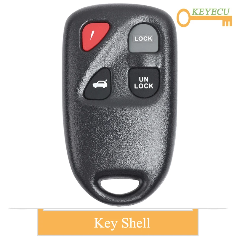 Чехол для бесключевого входа KEYECU чехол дистанционного ключа от машины Mazda 3 6