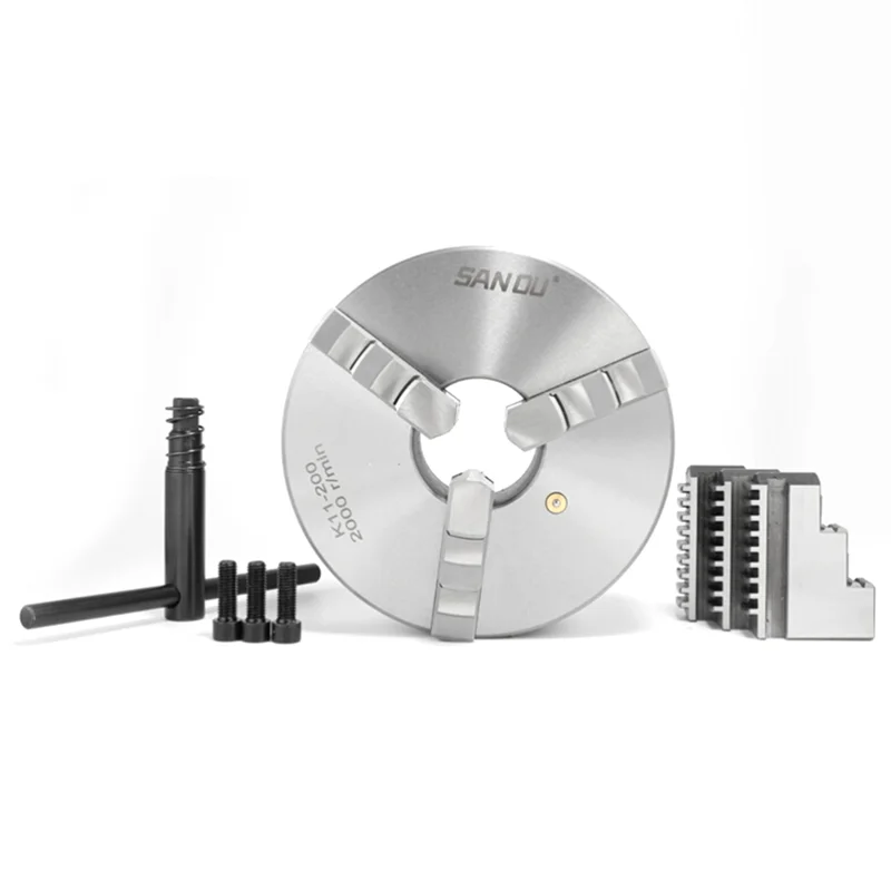 Mandrino Autocentrante Manuale Del Tornio Delle Ganasce Di Chuck 3 K11-200 8 "Pollice 200Mm