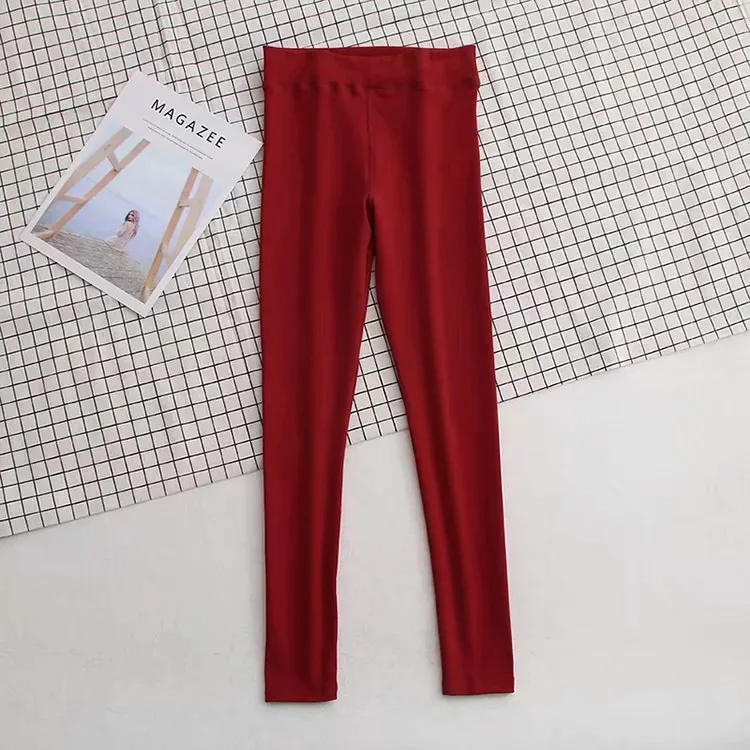 Red long Модные однотонные желтые байкерские короткие с высокой талией обтягивающие Сексуальные вечерние шорты для фитнеса и спортзала активные хлопковые шорты для женщин Клубные шорты - Цвет: Red long