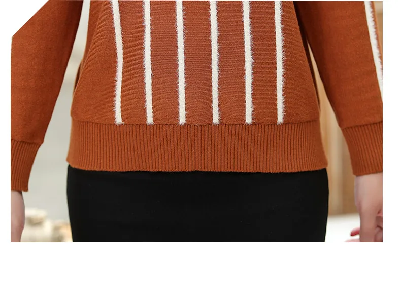 XJXKS Новинка Осень Зима Свободный Плюс Размер Модный женский свитер с отворотом высококачественный кашемировый трикотажный свитер женский пуловер