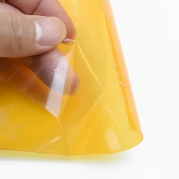 

12 x 48inch Car light film Decor Orange Sticker Waterproof Stretchable