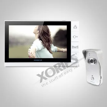 

HOMSECUR 9" Video Door Entry Phone Call System+Outdoor Monitoring for House/Flat TC021-S+TM901
