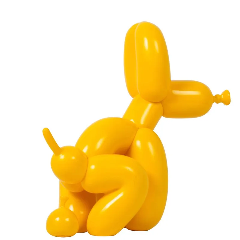 Новый выпуск американского искусства Jeff Koons блестящий шар фигурка собаки Смола