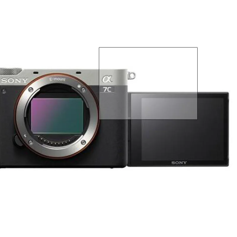 Buen valor Protector de vidrio templado para cámara Sony Alpha 7C ILCE-7CL A7C A7CL, Protector de pantalla LCD, protección de película jYQOMbY5QBV