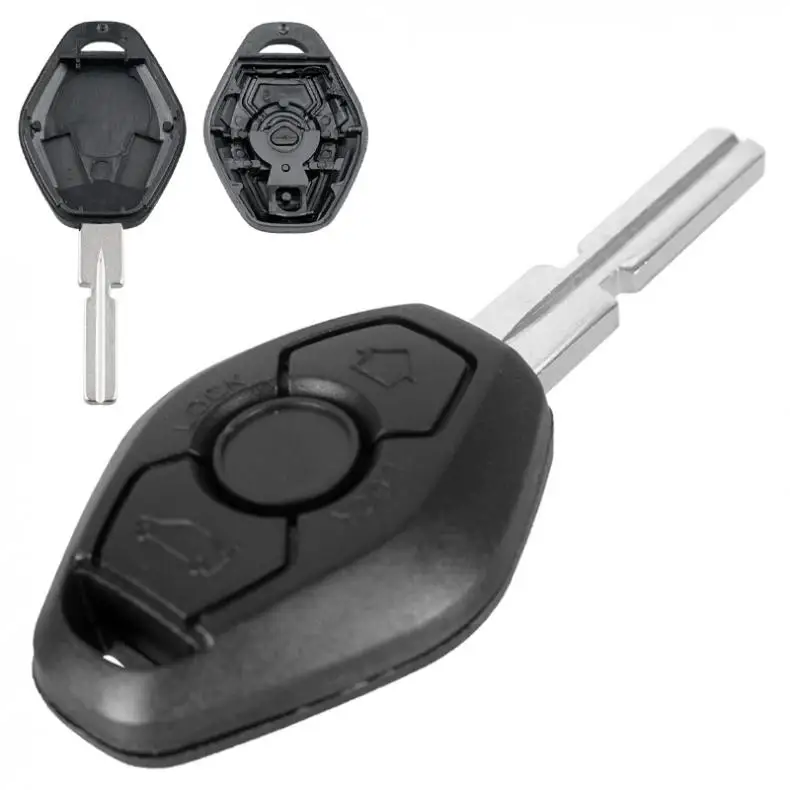 

Car Key Fob Case Shell Replacement Remote Cover with HU58 Blade Fit for BMW 1 3 5 6 7 Series X3 X5 Z3 Z4 New