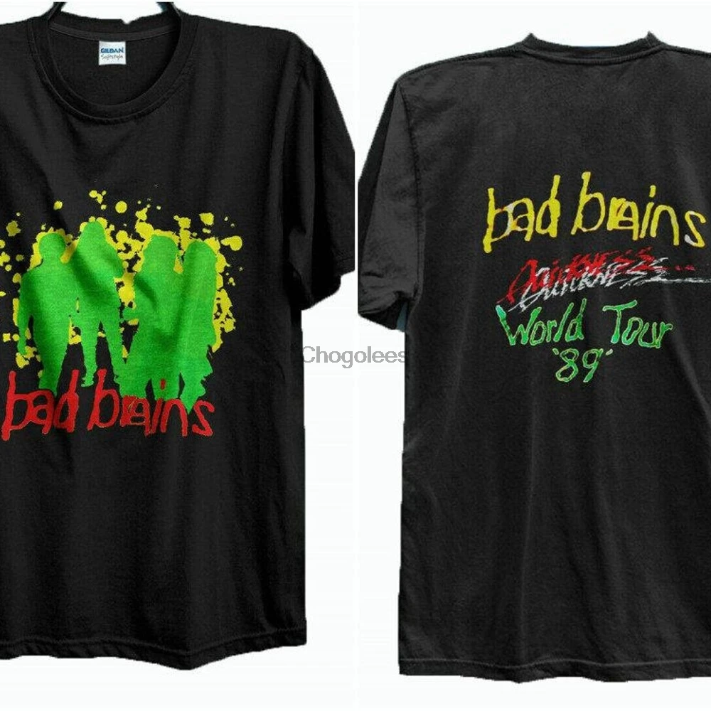 Vintage Bad Brains Quickness 89 Tour T Shirt - AliExpress