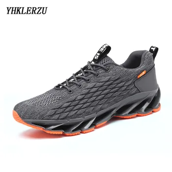 

YHKLERZU Trend Fashion Men's Breathable Casual Wild Lightweight Sports slip wear-resistant comfortable running shoes